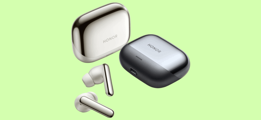 Анонсированы наушники HONOR Earbuds 4 с автономностью до 46 часов